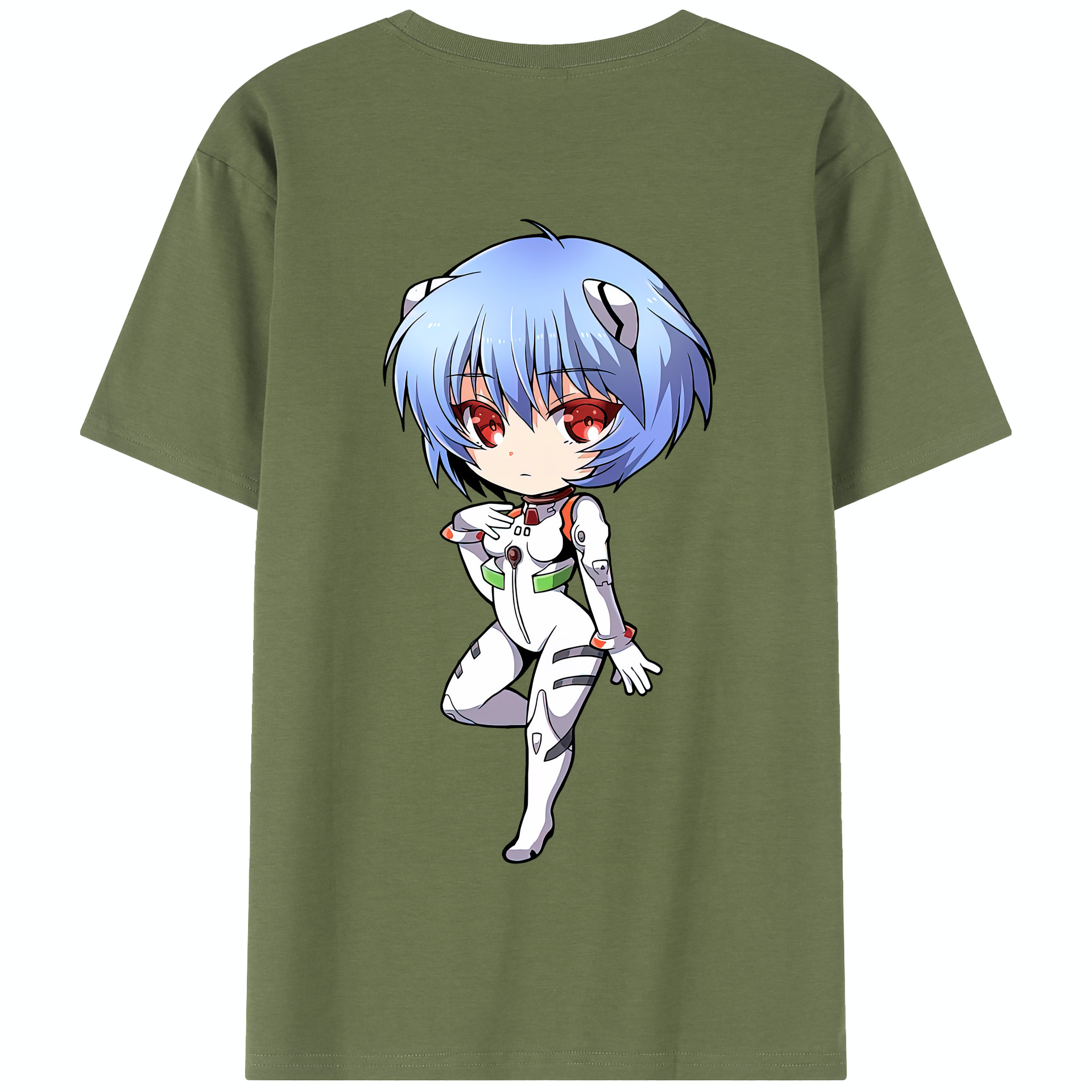 （画像用） EVA 新世紀エヴァンゲリオン 綿100％半袖Tシャツ（背面プリント）